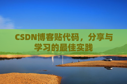 CSDN博客贴代码，分享与学习的最佳实践